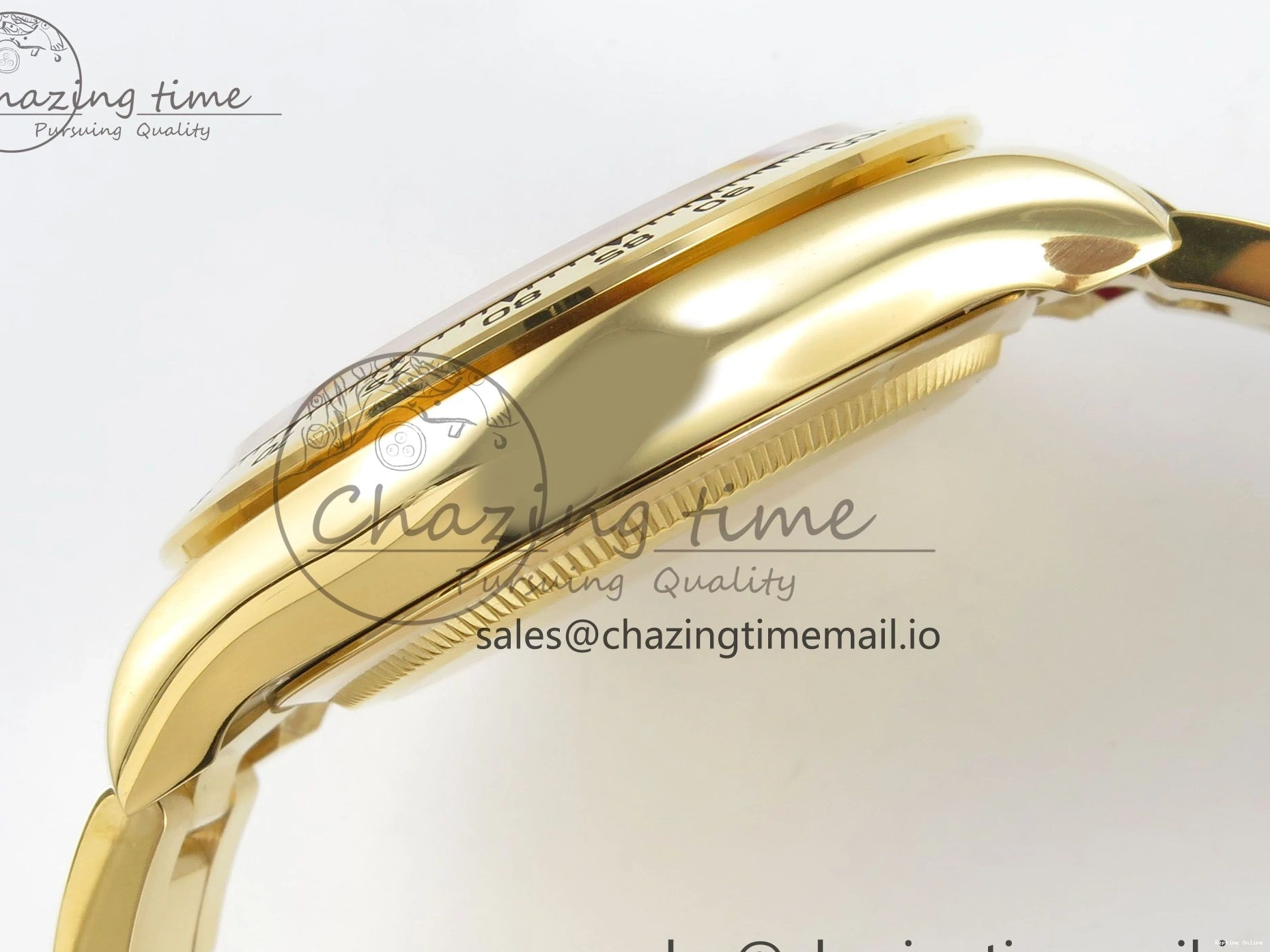 1228 Casual Daytona 126508 YG QF 1:1 Best Edition YG Dial Crystal Markers On YG Bracelet SH4131 V6 (Gain Weight) 305